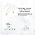 wholesale 14k Gold Threader Earrings Long Dangle Teardrop Tassel Ear Line s-0-4