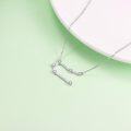 wholesale 925 Sterling Silver Austrian Crystal Zodiac Necklace - 12 Constellations Astrology s for Women-0-1