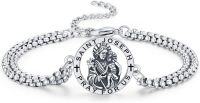 wholesale 925 Sterling Silver Saint Joseph Pray for Us Charm Bracelet-Style A-St Joseph