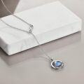 wholesale Sterling Silver NA Recovery Symbol Necklace Sobriety Gift for Women-0-8