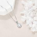 wholesale 925 Sterling Silver Heart Pendant Necklace-0-2