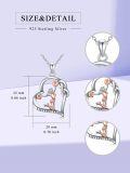 wholesale 925 Sterling Silver Live Love Cheer Gymnastics Pendant Necklace for Women-0-1