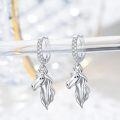 wholesale 925 Sterling Silver Hypoallergenic Dangle Horse Head Drop Earrings for Women-0-1