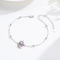 wholesale 925 Sterling Silver Unicorn Charm Bracelet for Girls Gifts Jewelry Accessories-0-5