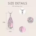 TOUPOP Sterling Silver & Opal Necklace-0-3
