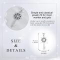 wholesale 925 Sterling Silver Compass & Key Pendant Necklace with CZ Stone - Irish s for Women-0-3