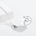 wholesale 925 Sterling Silver Forever in My Heart Tree of Life Cremation Jewelry Urn Pendant Necklace-0-1