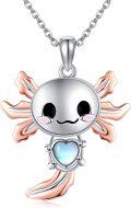 wholesale 925 Sterling Silver Crab Pendant with Heart-Shaped Stone Necklace s for Women-0-0