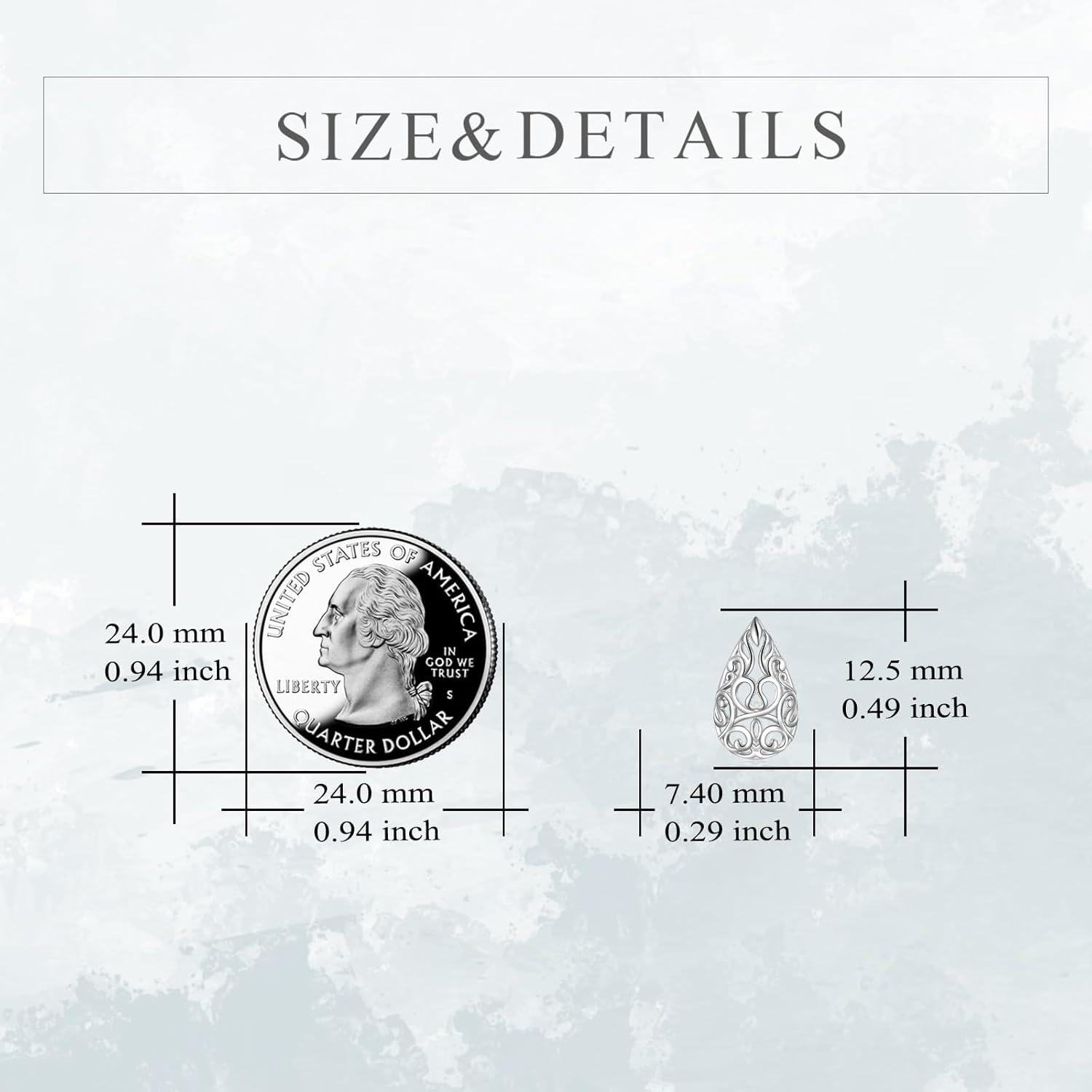 wholesale 925 Sterling Silver Rose Gold Plated Tear Drop Filigree Leverback Earrings with Natural Stone and Gemstones (Moonstone/Abalone/Turquoise)-0-4