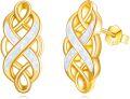 wholesale 925 Sterling Silver Celtic Knot Opal Stud Earrings for Women - Good Luck Irish Jewelry-0-18