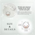 wholesale 925 Sterling Silver Rose Gold Crab Hoop Earrings - Cute Animal  for Her-0-1