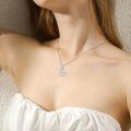 wholesale 925 Sterling Silver Ballet Dancer Heart Pendant Necklace-0-4