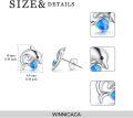 wholesale 925 Sterling Silver Blue Fire Opal Heart-Shaped Dolphin Stud Earrings for Women's Gift Ideas-0-3