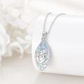 wholesale 925 Sterling Silver Mother and Child Love Pendant Necklaces for Mom Gifts-0-5