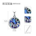 wholesale 925 Sterling Silver Abalone Shell Cremation Urn Necklace for Ashes Nature Lovers s Memorial Keepsake Pendant for Women-0-3