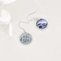wholesale Sterling Silver Crystal Sister Earrings Birthday Gift for Sisters-0-57