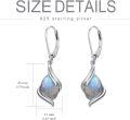 wholesale 925 Sterling Silver Black Onyx Tear Drop Dangle Earrings for Women Fine s-0-29