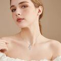 TOUPOP Sterling Silver Butterfly Cross Cremation Ash Memorial Pendant Jewelry-0-1