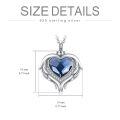 wholesale 925 Sterling Silver Heart Cremation Pendant Necklace-0-3