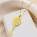 wholesale 925 Sterling Silver Tree Of Life Pendant Necklace Wholesale With Green Gemstone-0-74