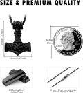 wholesale  & 925 Sterling Silver Mjolnir Thor's Hammer Pendant Norse Jewelry for Men Women -0-4