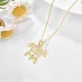 wholesale 925 Sterling Silver Tree of Life Sea Turtle Pendant Necklace Tortoise Jewelry Birthday Party Gifts for Women-0-2
