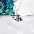 wholesale 925 Sterling Silver Turquoise Starfish Pendant Necklace Sea Life s for Women-0-3
