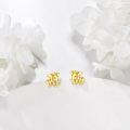 wholesale 14k Gold Mother Baby Elephant Stud Earrings For Women-0-1