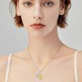 wholesale 925 Sterling Silver Moon And Star Pendant Necklace-0-1