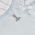 wholesale 925 Sterling Silver Thor's Hammer Pendant Necklace Norse Viking Jewelry for Men Women Gifts-0-3