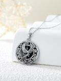wholesale Sterling Silver Celtic Phoenix Pendant Necklace Valentine s Day Gifts for Her-0-9