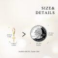 wholesale 14K Gold Star Drop Dangle Leverback Earrings with Diamonds for Women Christian s-0-5