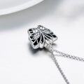 wholesale 925 Sterling Silver Blue Austrian Crystal Butterfly Cremation Urn Pendant Necklace with Funnel and Fill Tool-0-16