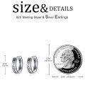 wholesale 925 Sterling Silver Celtic Knot Braided Hoop Earrings Oxidized Vintage Jewelry For Women-0-2