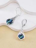 wholesale 925 Sterling Silver Teardrop Drop Earrings Wholesale With Celtic Knots-0-37