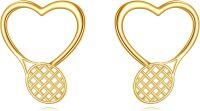 wholesale 14K Gold Tennis Racket Heart Stud Earrings for Women Gifts for Mom and Girlfriends-06-tennis earrings