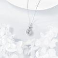 wholesale Sterling Silver Moissanite Zodiac Necklace Lab Created Diamond Gift-0-28