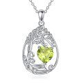 wholesale 925 Sterling Silver Heart Pendant Necklace Wholesale Gold Plated-0-172