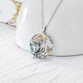 wholesale Sterling Silver Crystal Frog Pendant Necklace for Women Girls 18+2 -0-8