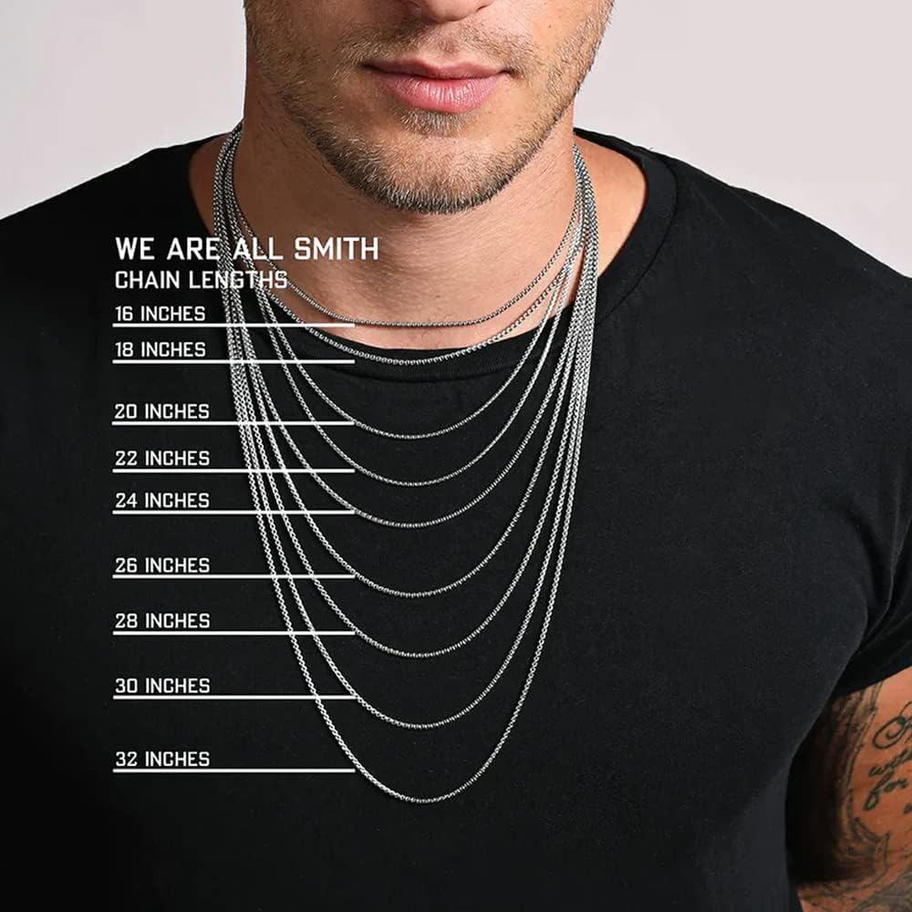 wholesale 925 Sterling Silver Stainless Steel 4MM Cuban Link Cross Pendant Necklace for Men-0-4