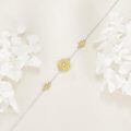 wholesale 925 Sterling Silver Flower Bracelet With Zircon Accents-0-2