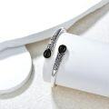wholesale Sterling Silver Natural Stone Handmade Adjustable Boho Navajo Cuff Bracelet-0-1