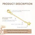 wholesale 14k Gold Star Charm Extender Chain For Bracelets Necklaces Anklets-0-1