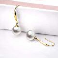 wholesale 18k Gold Earrings With White Pearls-0-3