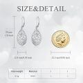 wholesale 925 Sterling Silver Vintage Filigree Teardrop Leverback Earrings-0-4