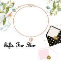 wholesale 14K Gold Stone Puff Heart Anklet for Women 9+1+1 Inch-0-3