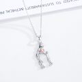 wholesale 925 Sterling Silver Mother And Son Heart Pendant Necklace-0-1