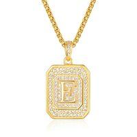wholesale Gold Filled 925 Sterling Silver Letter Jewelry Necklace for Women Gift for Mom Wife Birthday Anniversary Christmas-Letter E