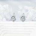 wholesale 925 Sterling Silver Abalone Shell Celtic Trinity Knot Leverback Earrings Triquetra Tree of Life s for Women Girls-0-2