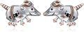 wholesale 925 Sterling Silver Mouse Stud Earrings-0-0